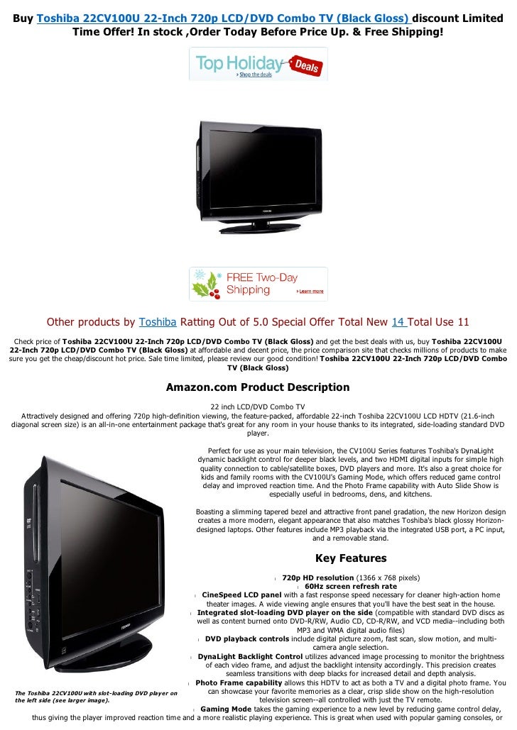 toshiba 22cv100u 22 inch 720p lcd dvd combo tv (black gloss) pdf Wiring for Home Entertainment Systems buy toshiba 22cv100u 22 inch 720p lcd dvd combo tv (black gloss)